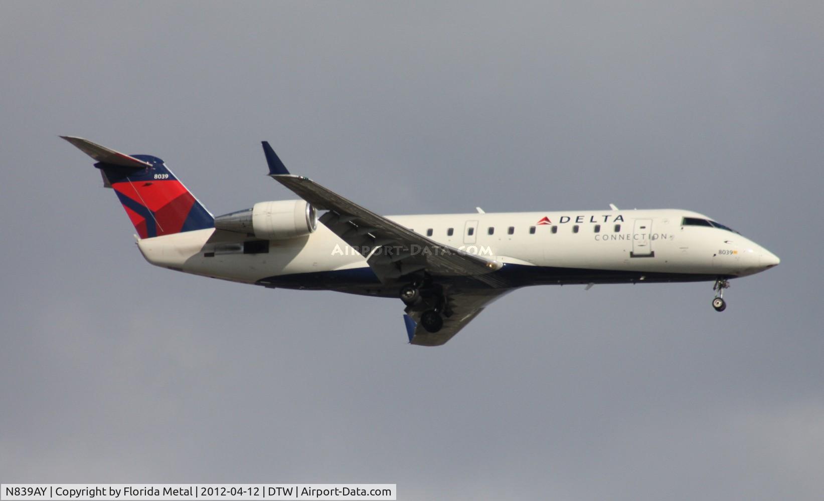 N839AY, 2005 Bombardier CRJ-200 (CL-600-2B19) C/N 8039, Pinnacle CRJ