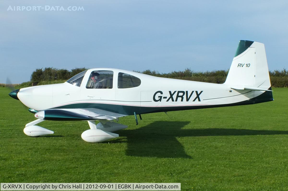 G-XRVX, 2006 Van's RV-10 C/N PFA 339-14592, at the at the LAA Rally 2012, Sywell
