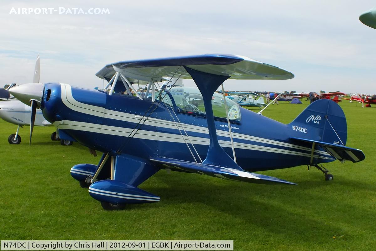 N74DC, 1980 Aerotek Pitts S-2A Special C/N 2228, at the at the LAA Rally 2012, Sywell