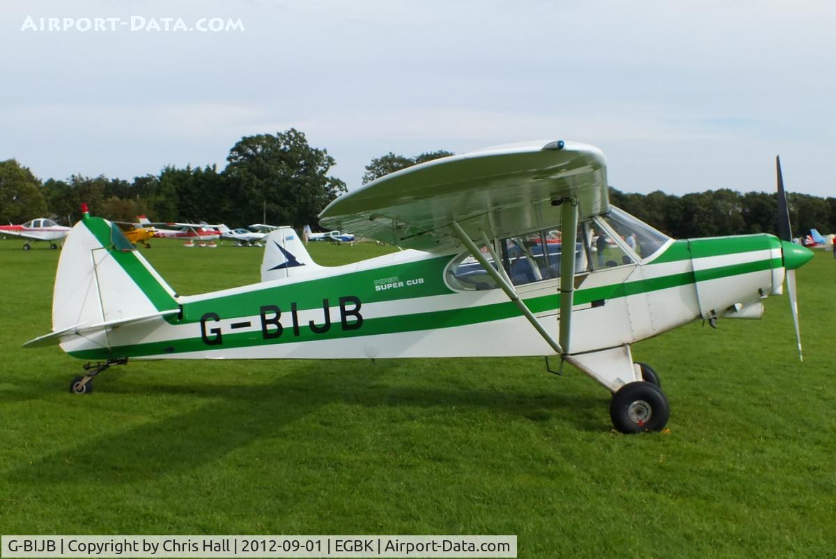 G-BIJB, 1980 Piper PA-18-150 Super Cub C/N 18-8009001, at the at the LAA Rally 2012, Sywell