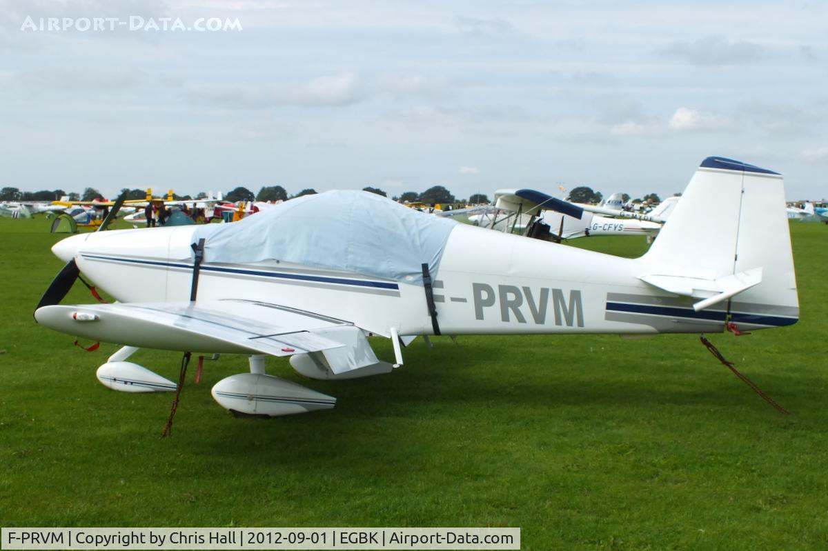 F-PRVM, 1999 Vans RV-6A C/N 24431, at the at the LAA Rally 2012, Sywell