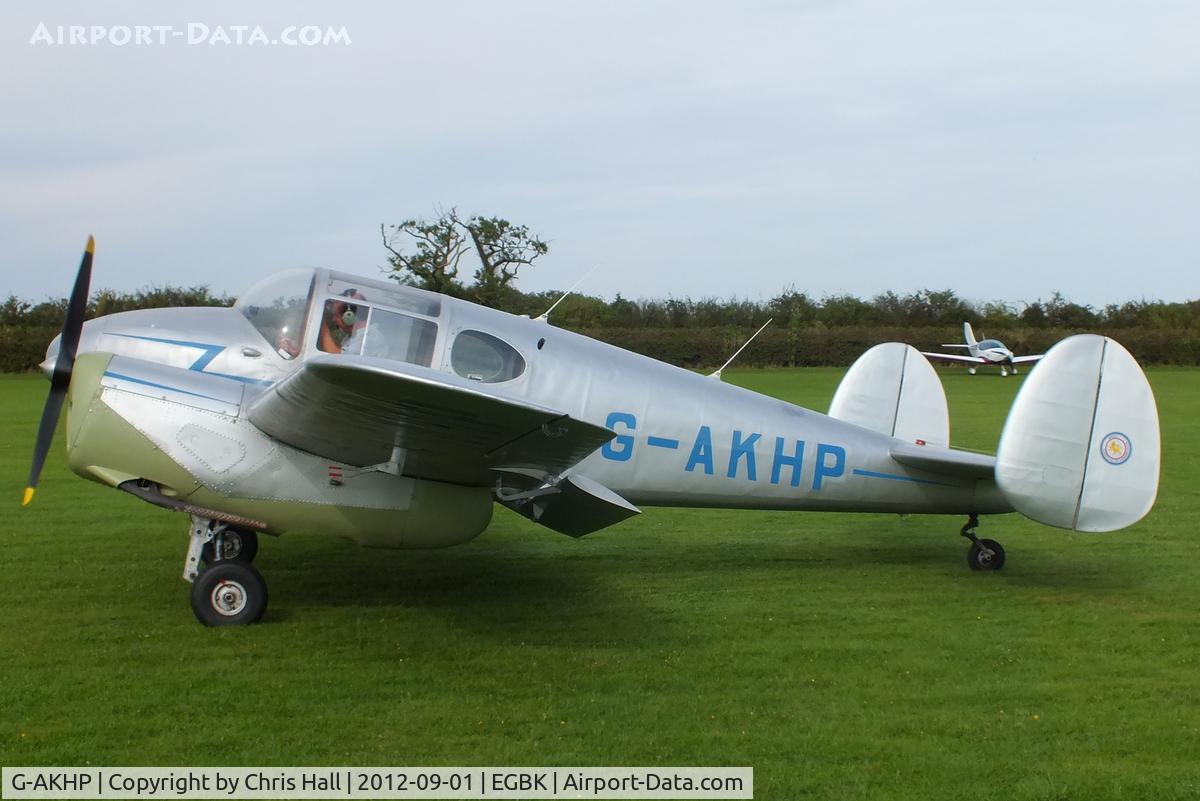 G-AKHP, 1947 Miles M65 Gemini 1A C/N 6519, at the at the LAA Rally 2012, Sywell
