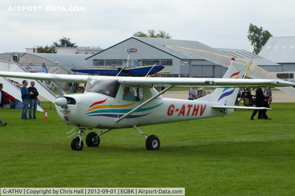 G-ATHV, 1966 Cessna 150F C/N 150-62019, at the at the LAA Rally 2012, Sywell