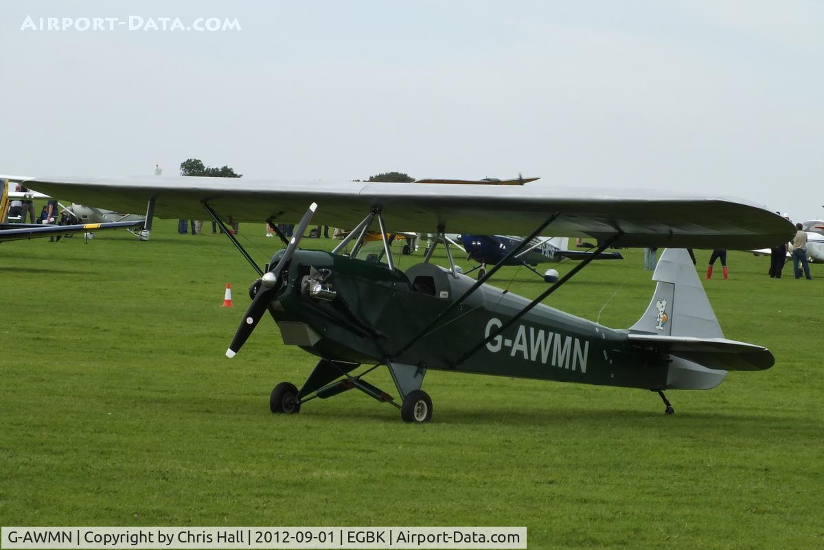 G-AWMN, 1987 Luton LA-4A Minor C/N PFA 827, at the at the LAA Rally 2012, Sywell