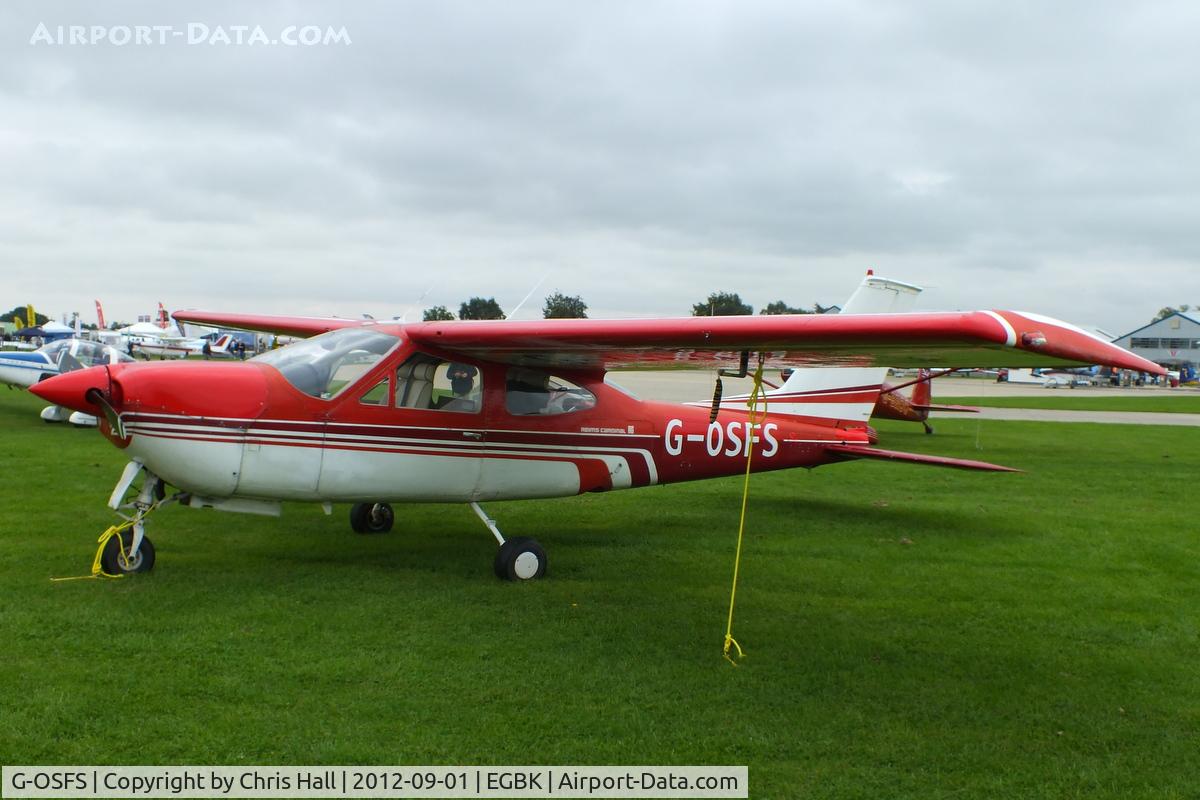 G-OSFS, 1973 Reims F177RG Cardinal RG C/N 177RG0082, at the at the LAA Rally 2012, Sywell