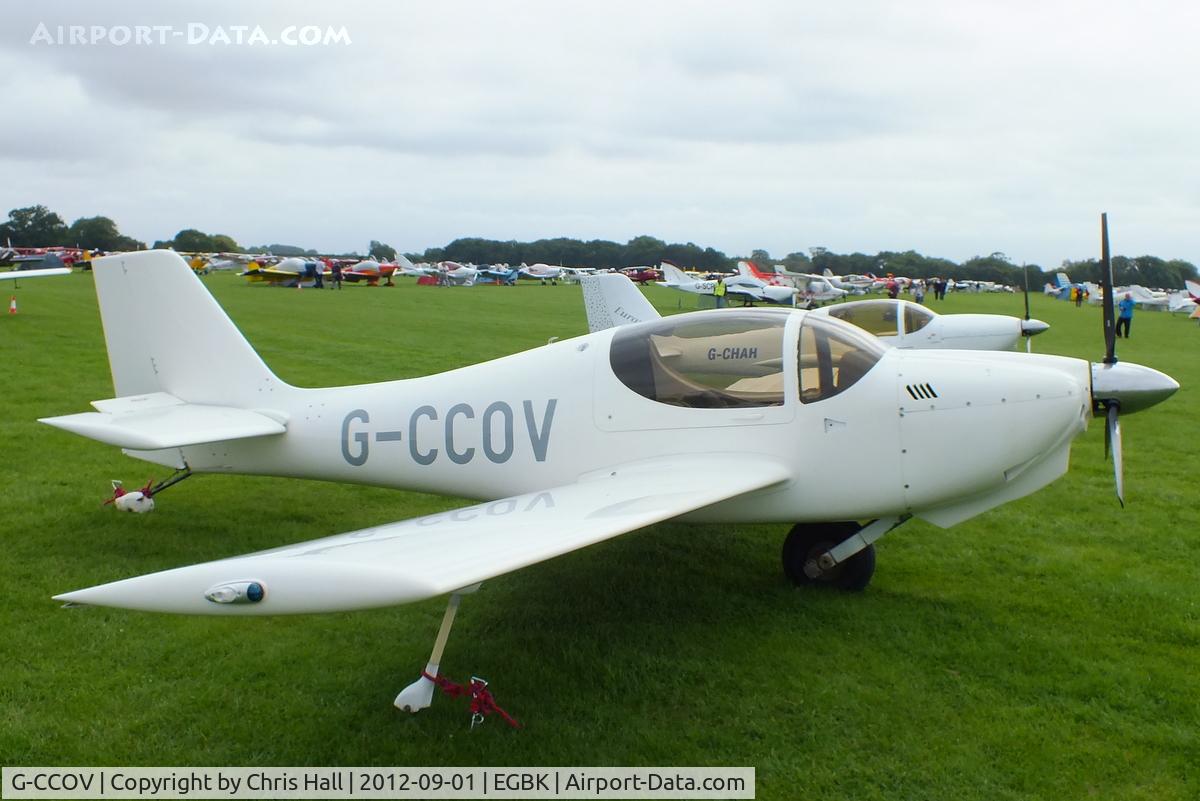 G-CCOV, 2004 Europa XS Monowheel C/N PFA 247-13998, at the at the LAA Rally 2012, Sywell