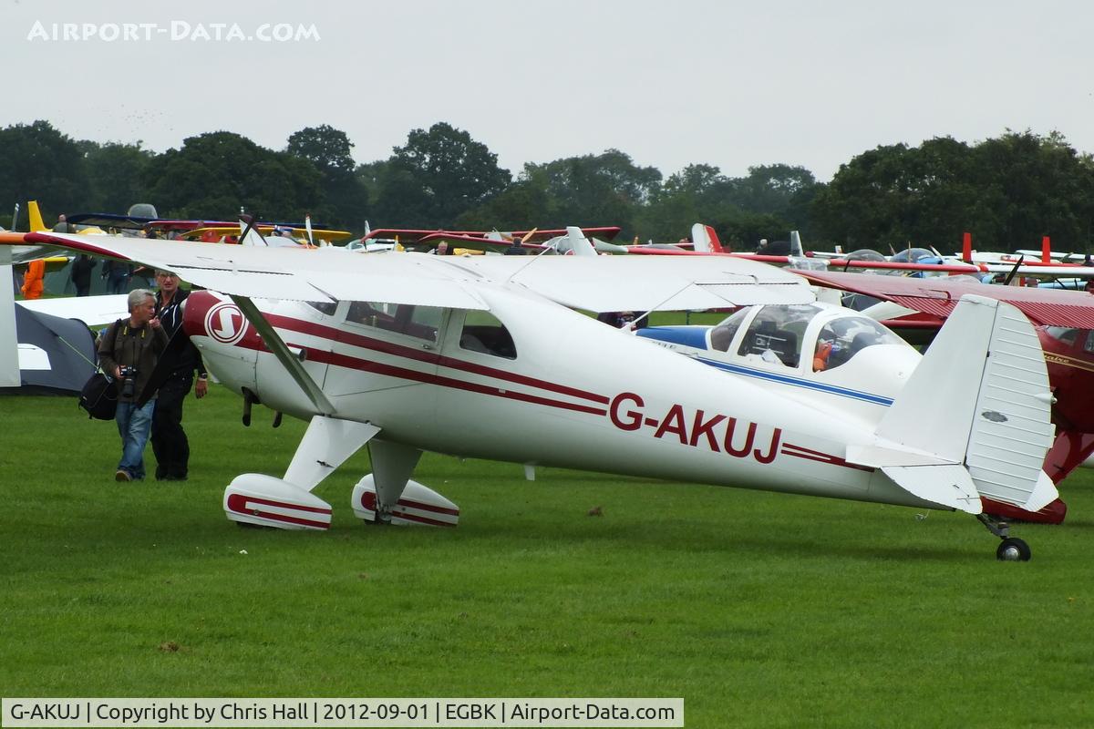 G-AKUJ, 1947 Luscombe 8E Silvaire C/N 5282, at the at the LAA Rally 2012, Sywell