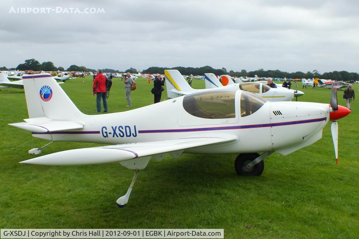 G-XSDJ, 2002 Europa XS Monowheel C/N PFA 247-13378, at the at the LAA Rally 2012, Sywell