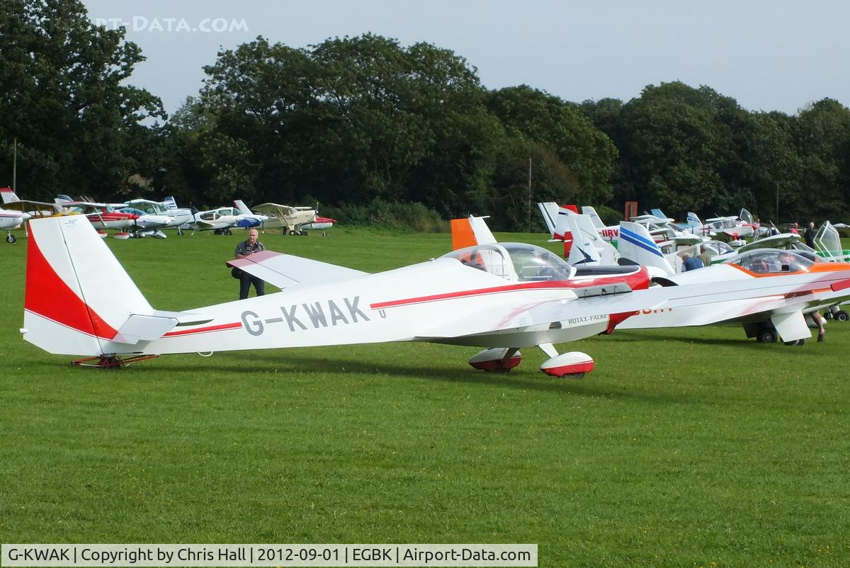 G-KWAK, 1995 Scheibe SF-25C Falke C/N 44581, at the at the LAA Rally 2012, Sywell