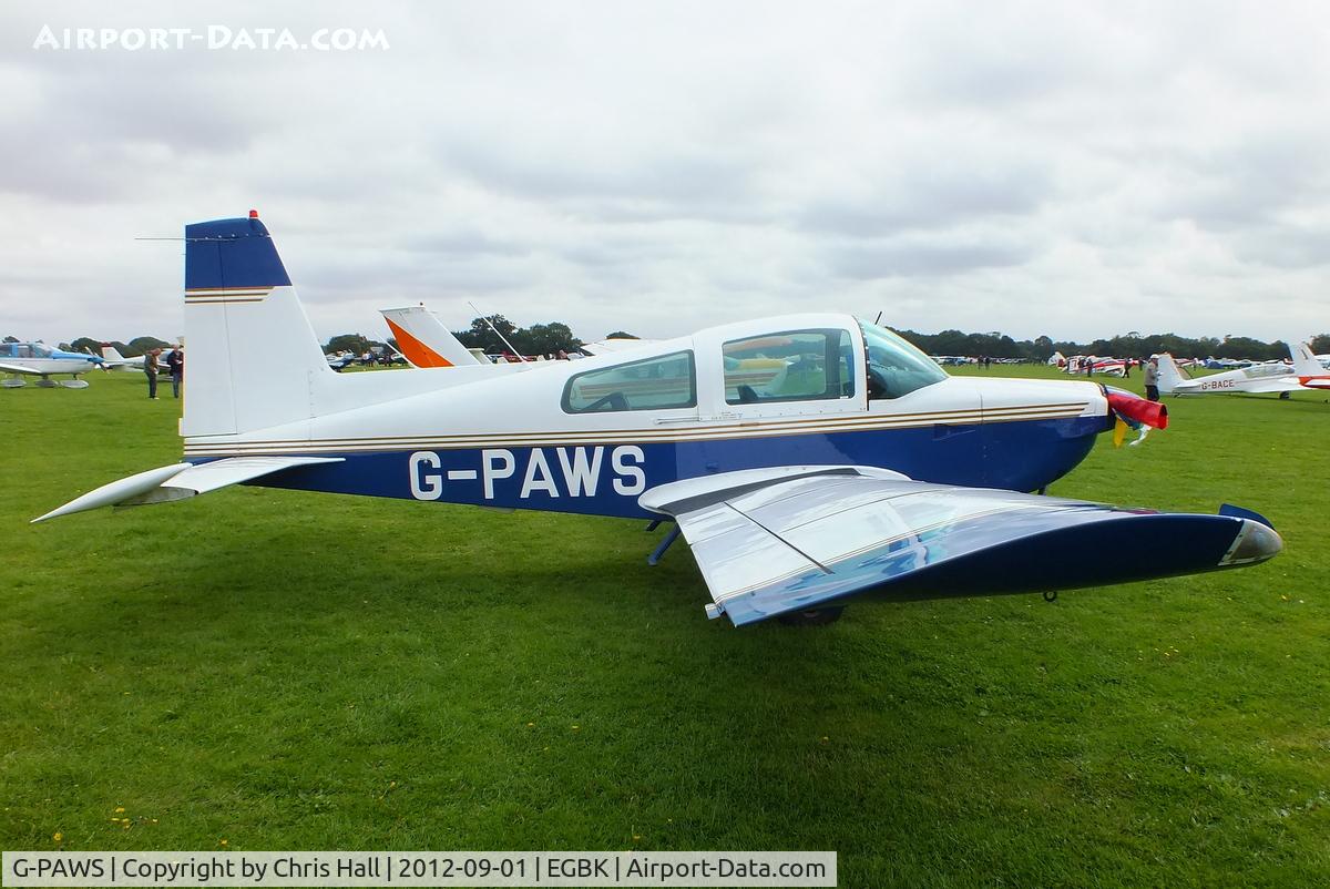 G-PAWS, 1979 Gulfstream American AA-5A Cheetah C/N AA5A-0806, at the at the LAA Rally 2012, Sywell
