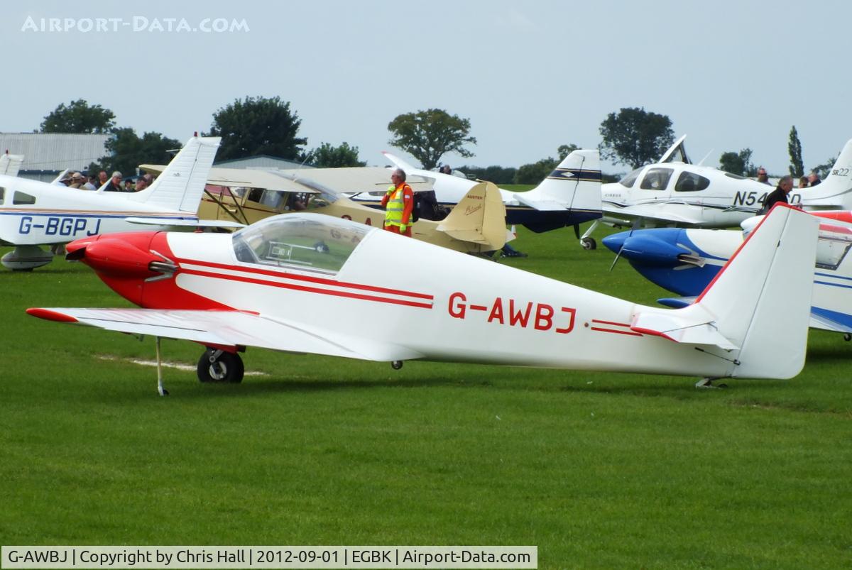G-AWBJ, 1968 Sportavia-Putzer Fournier RF-4D C/N 4055, at the at the LAA Rally 2012, Sywell