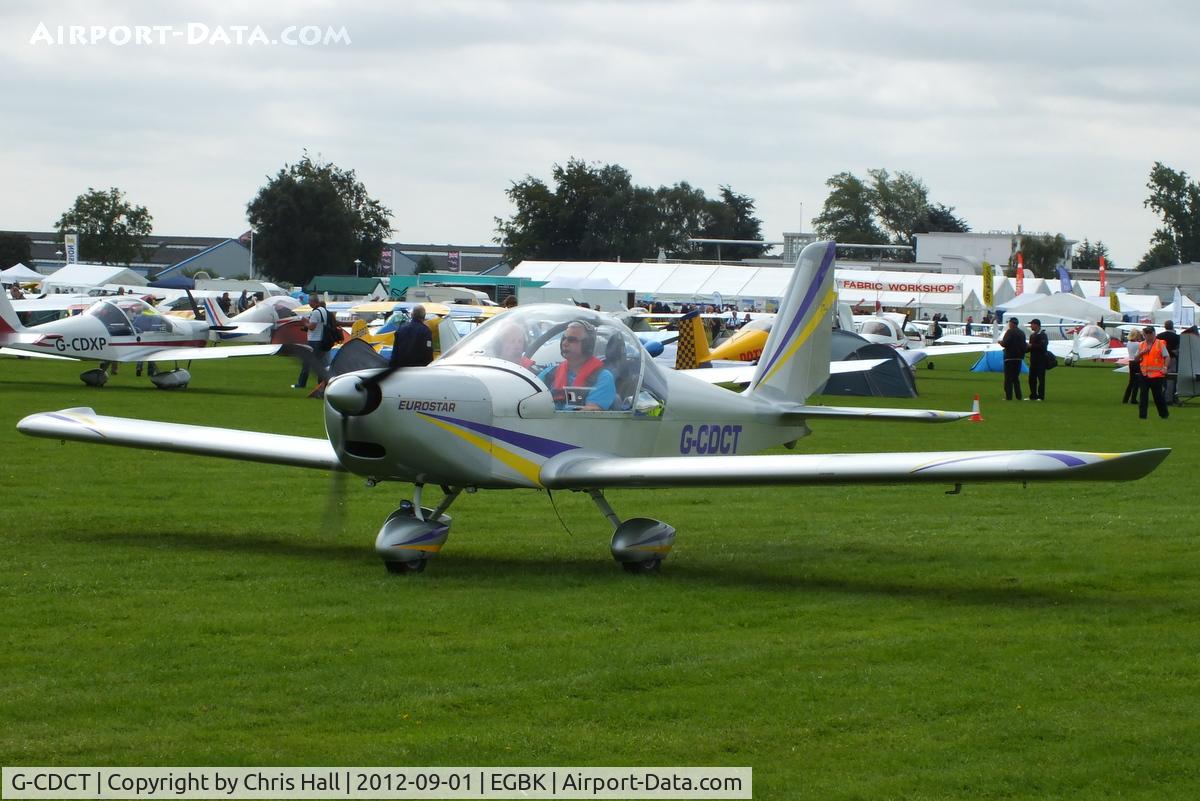 G-CDCT, 2004 Cosmik EV-97 TeamEurostar UK C/N 2117, at the at the LAA Rally 2012, Sywell