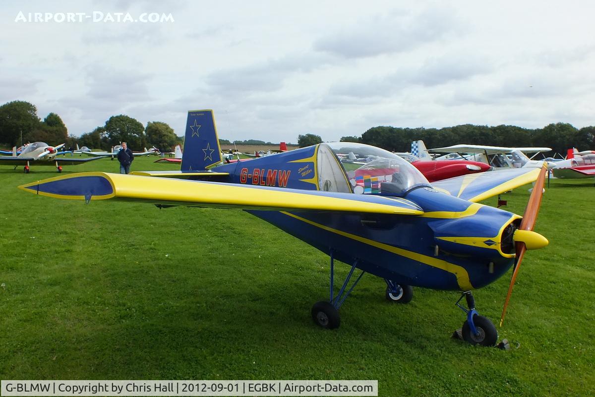 G-BLMW, 1987 Slingsby Tipsy T-66 Nipper 3 C/N PFA 025-11020, at the at the LAA Rally 2012, Sywell