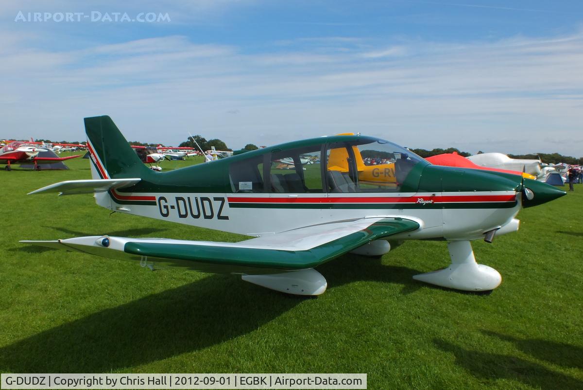 G-DUDZ, 1997 Robin DR-400-180 Regent Regent C/N 2367, at the at the LAA Rally 2012, Sywell