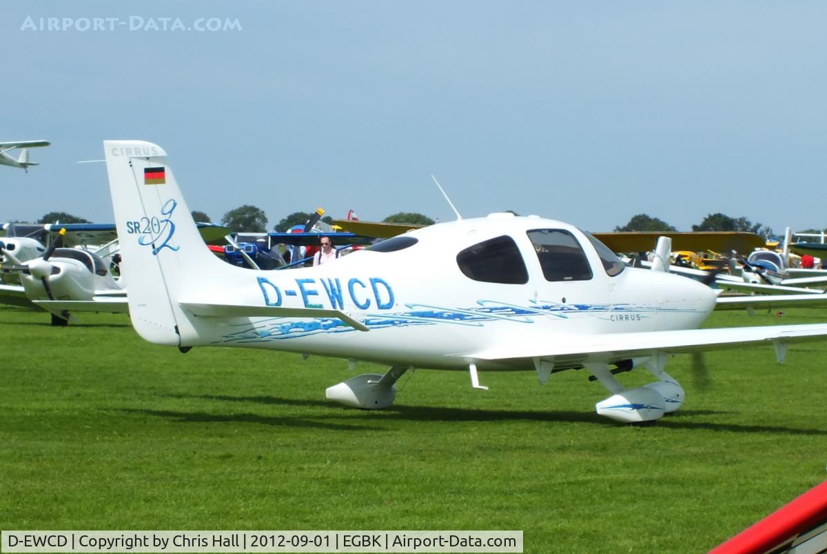 D-EWCD, 2008 Cirrus SR20 G2 C/N 1875, at the at the LAA Rally 2012, Sywell