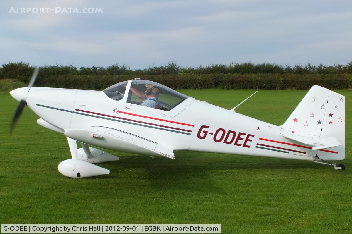 G-ODEE, 2002 Vans RV-6 C/N PFA 181A-13173, at the at the LAA Rally 2012, Sywell