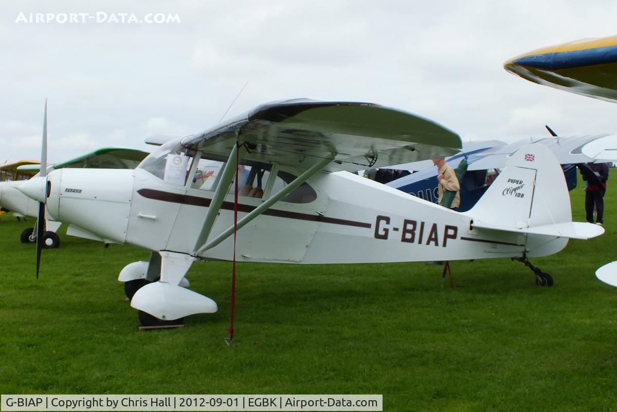 G-BIAP, 1950 Piper PA-16 Clipper Clipper C/N 16-732, at the at the LAA Rally 2012, Sywell