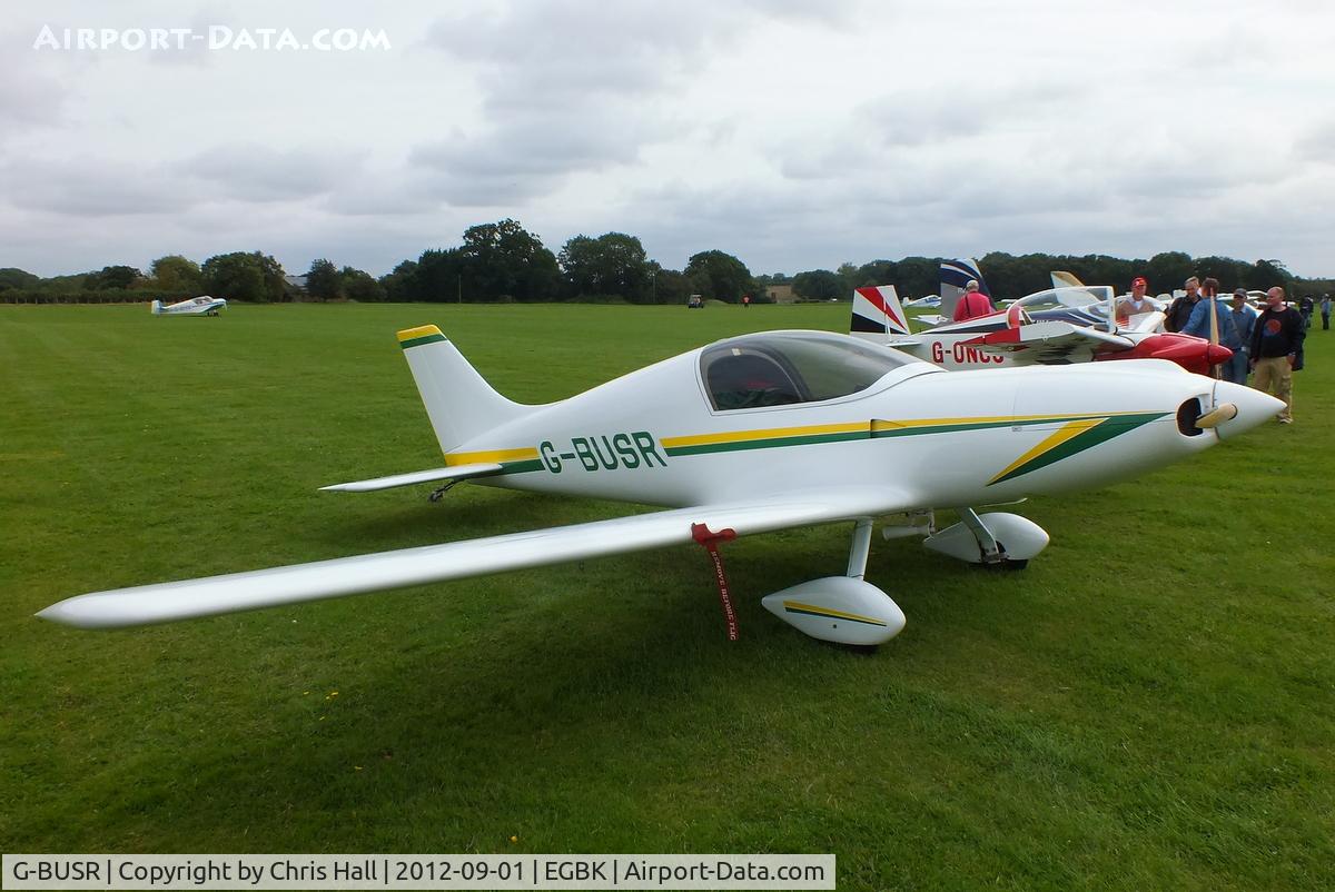 G-BUSR, 1995 Aero Designs Pulsar C/N PFA 202-12356, at the at the LAA Rally 2012, Sywell