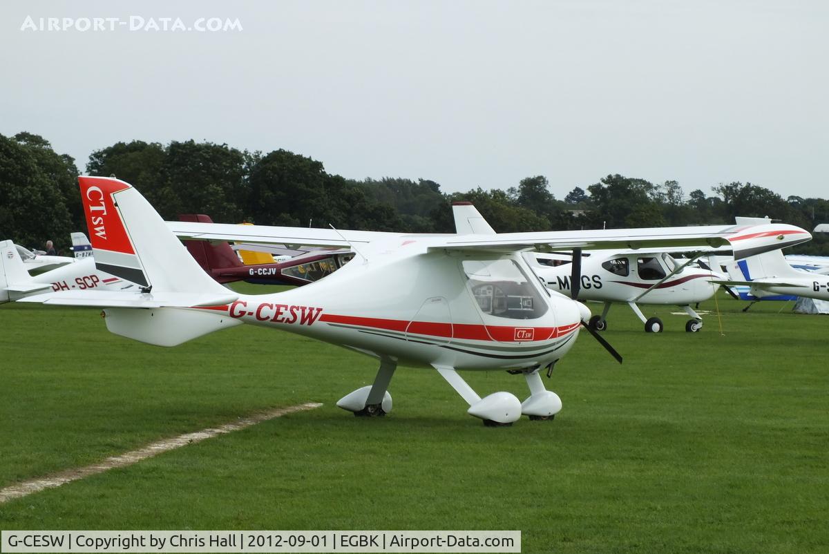 G-CESW, 2007 Flight Design CTSW C/N 8296, at the at the LAA Rally 2012, Sywell