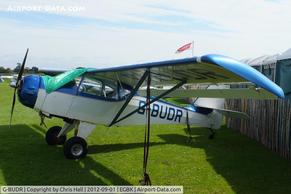 G-BUDR, 1992 Denney Kitfox Mk3 C/N PFA 172-12107, at the at the LAA Rally 2012, Sywell