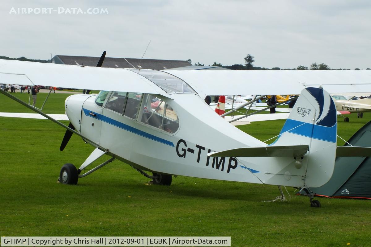 G-TIMP, 1946 Aeronca 7BCM C/N 7AC-3392, at the at the LAA Rally 2012, Sywell
