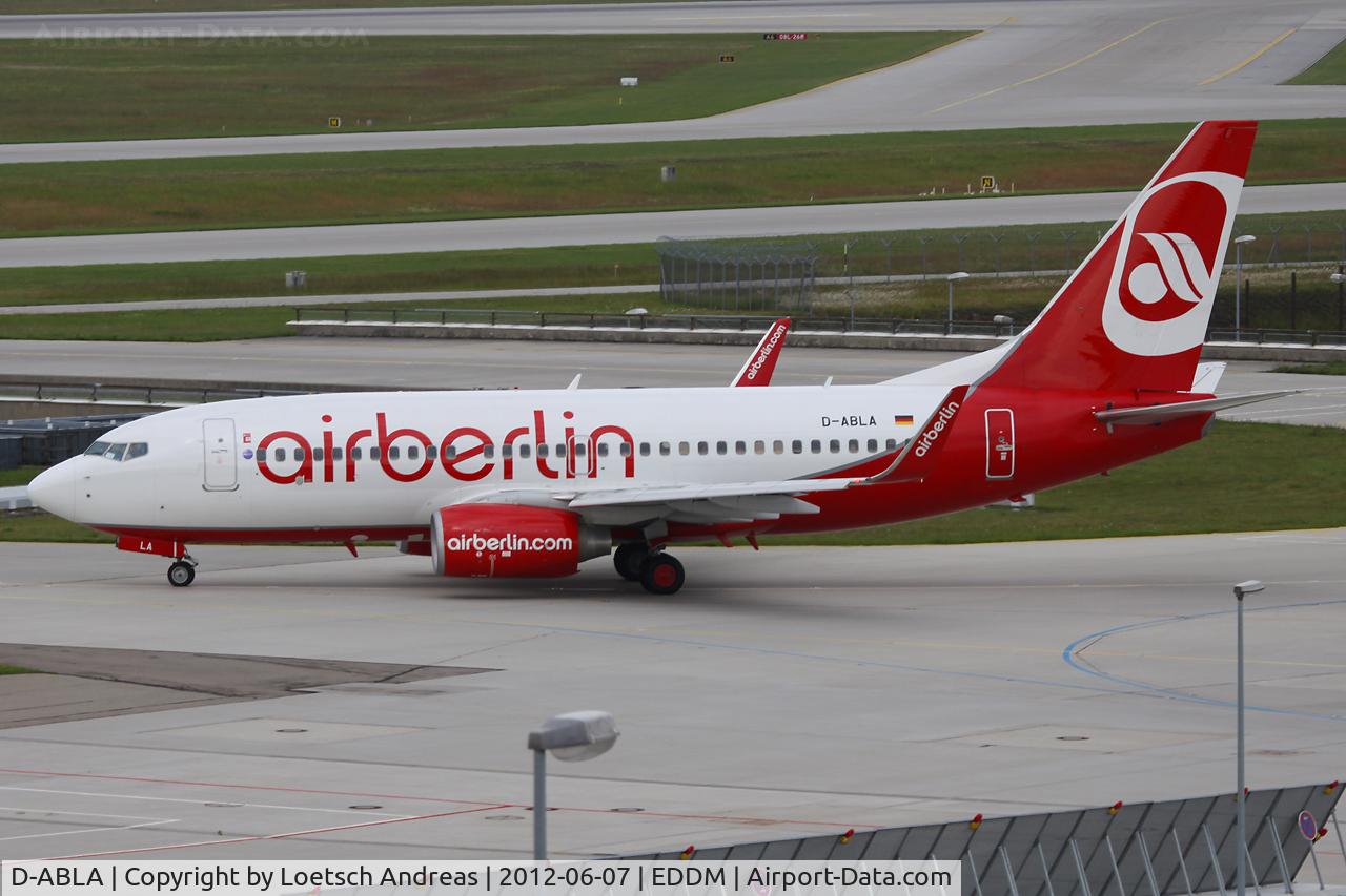 D-ABLA, 2007 Boeing 737-76J C/N 36114, Air Berlin