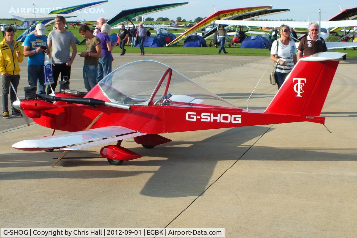 G-SHOG, 1984 Colomban MC-15 Cri-Cri (Cricket) C/N 001, at the at the LAA Rally 2012, Sywell