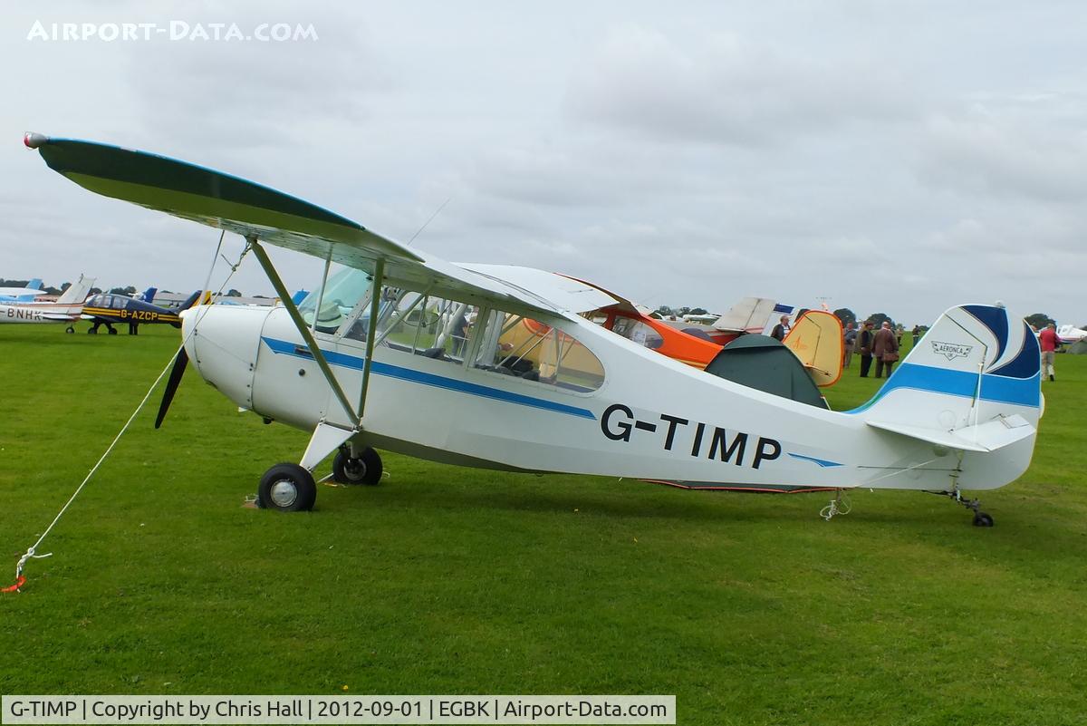G-TIMP, 1946 Aeronca 7BCM C/N 7AC-3392, at the at the LAA Rally 2012, Sywell
