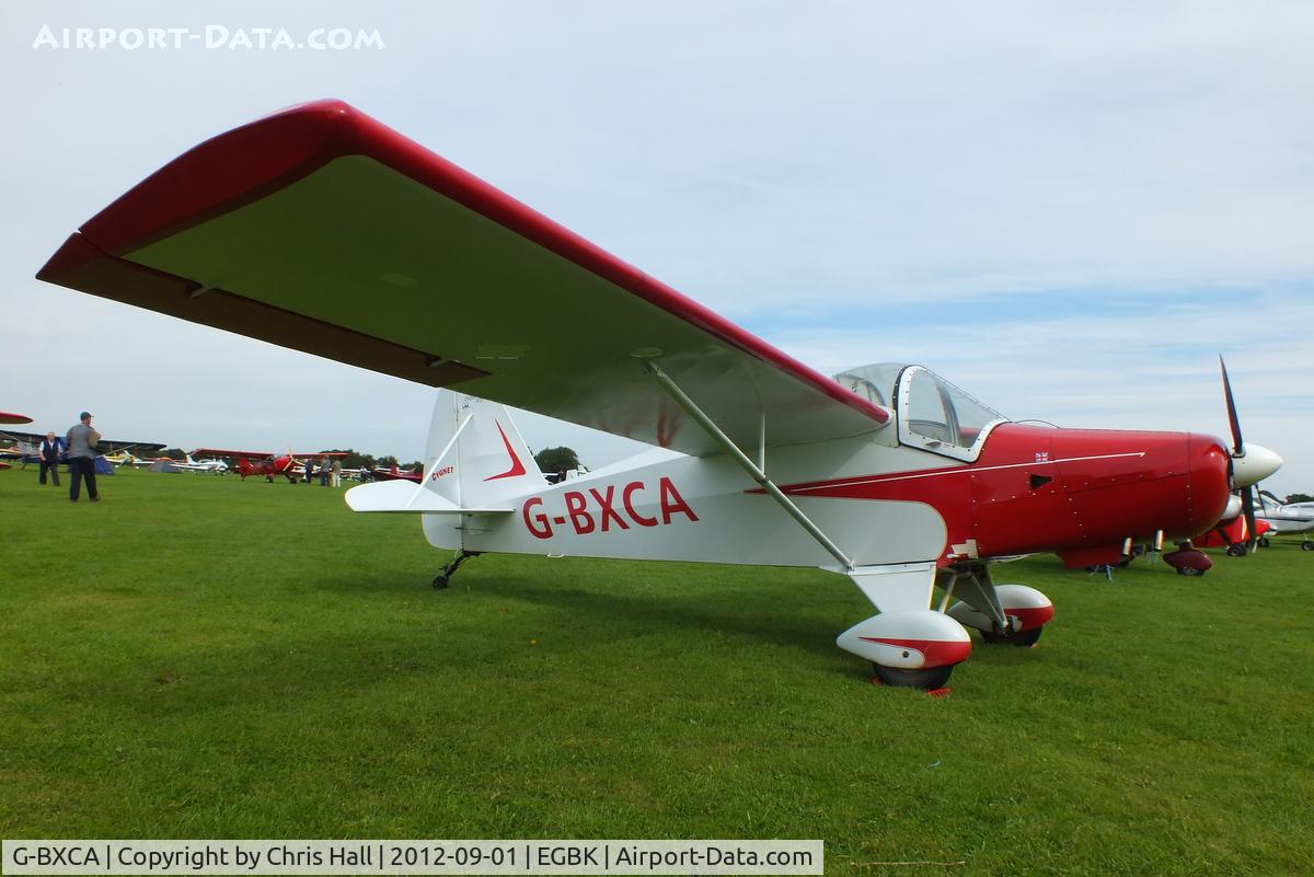 G-BXCA, 1997 Hapi Cygnet SF-2A C/N PFA 182-12921, at the at the LAA Rally 2012, Sywell