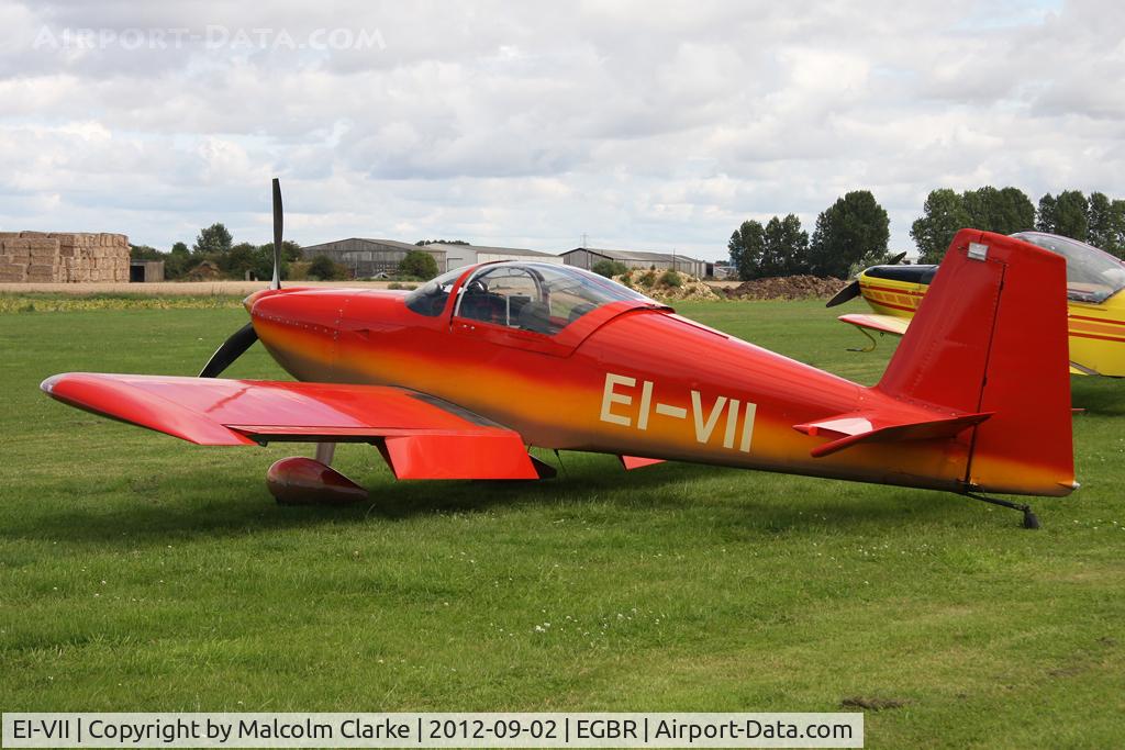 EI-VII, Vans RV-7 C/N 73114, Vans RV-7 at The Real Aeroplane Club's Wings & Wheels weekend, Breighton Airfield, September 2012.
