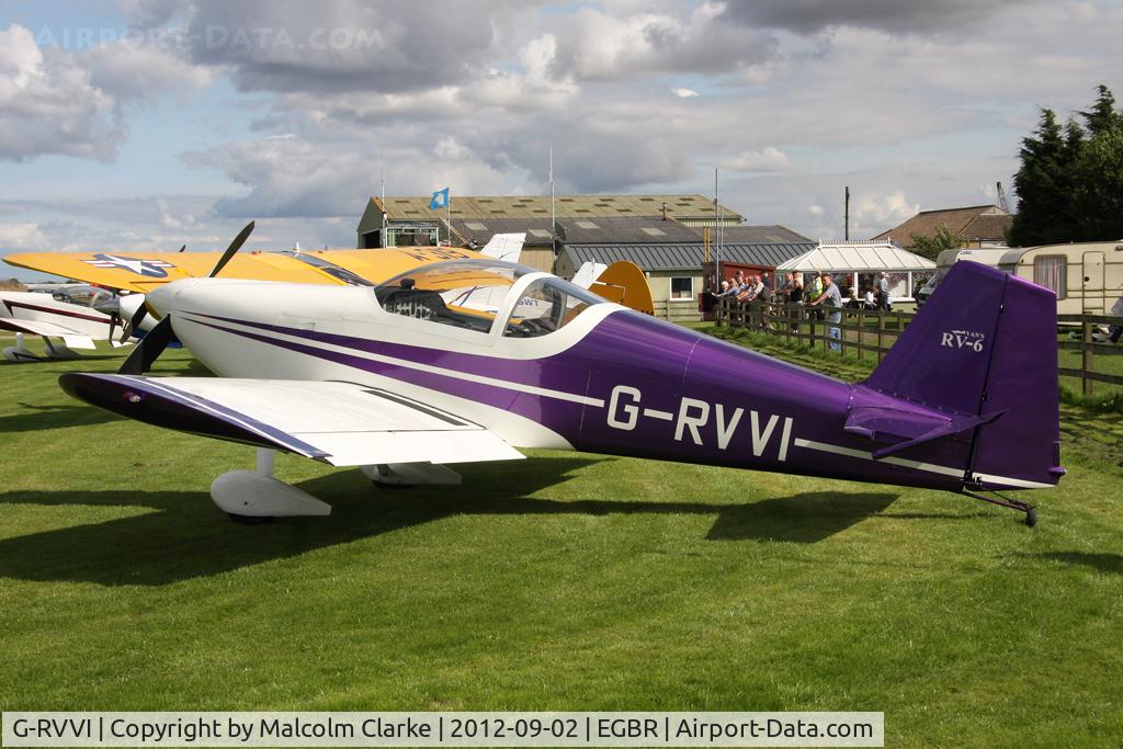 G-RVVI, 2000 Vans RV-6 C/N PFA 181-12418, Vans RV-6 at The Real Aeroplane Club's Wings & Wheels weekend, Breighton Airfield, September 2012.