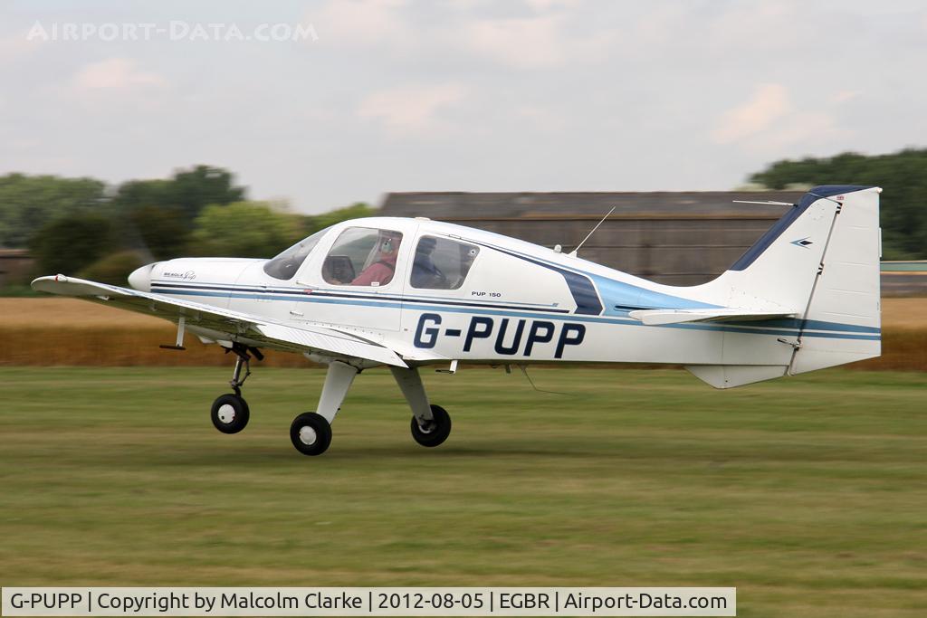 G-PUPP, 1973 Beagle B-121 Pup Series 2 (Pup 150) C/N B121-174, Beagle B-121 Pup 150 at The Real Aeroplane Club's Summer Madness Fly-In, Breighton Airfield, August 2012.