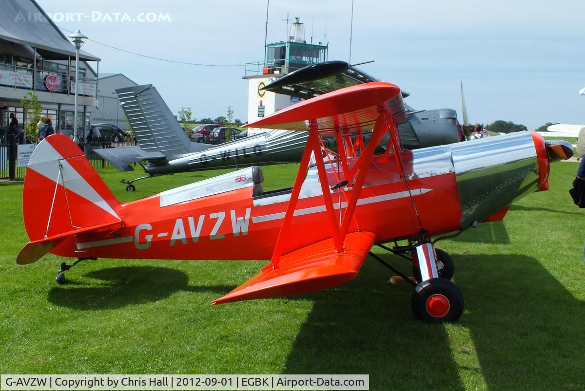 G-AVZW, 1973 EAA Biplane Model P-1 C/N PFA 1314, at the at the LAA Rally 2012, Sywell