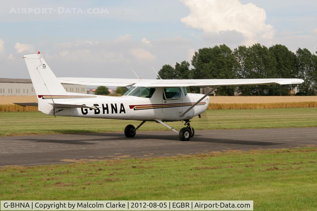 G-BHNA, 1980 Reims F152 C/N 1683, Cessna F152 at The Real Aeroplane Club's Summer Madness Fly-In, Breighton Airfield, August 2012.
