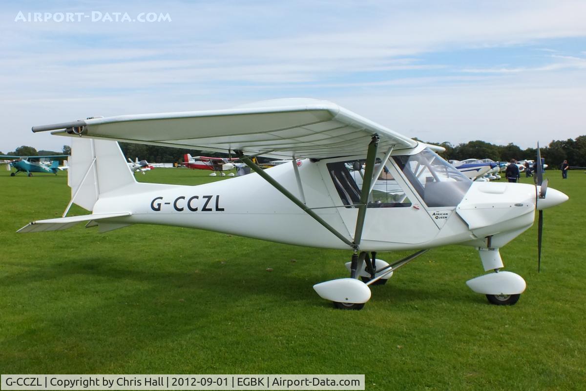 G-CCZL, 2004 Comco Ikarus C42 FB80 C/N 0410-6620, at the at the LAA Rally 2012, Sywell
