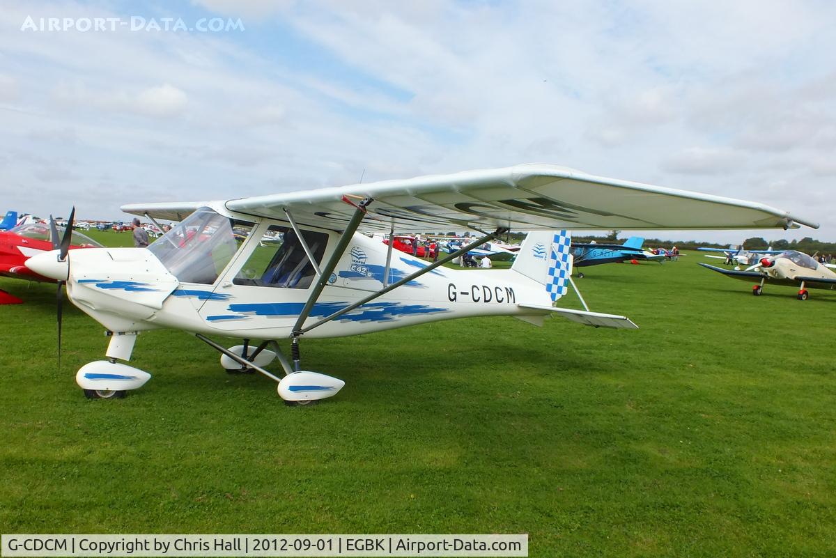 G-CDCM, 2005 Comco Ikarus C42 FB UK C/N PFA 322-14280, at the at the LAA Rally 2012, Sywell