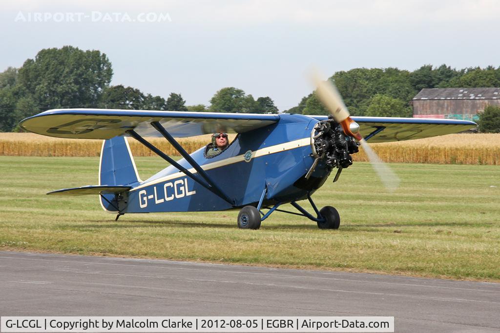G-LCGL, 1993 Comper CLA7 Swift Replica C/N PFA 103-11089, Comper CLA7 Swift (Replica) at The Real Aeroplane Club's Summer Madness Fly-In, Breighton Airfield, August 2012.