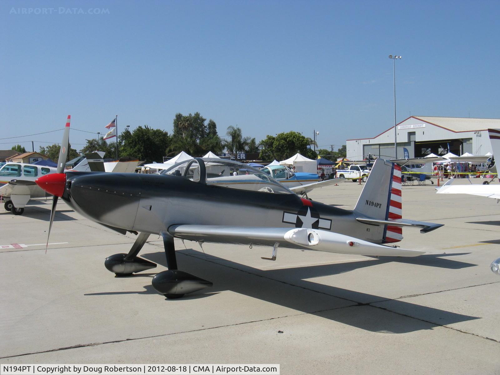 N194PT, 2005 Vans RV-8 C/N 81717, 2005 McNeese VAN's RV-8, Lycoming IO-360 A&C 200 Hp