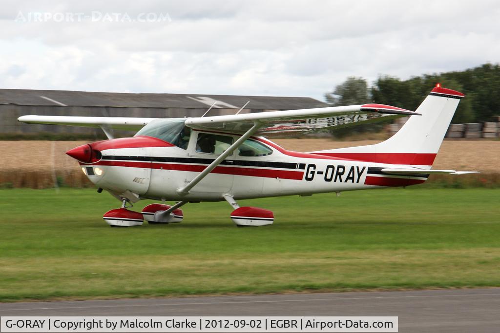 G-ORAY, 1980 Reims F182Q Skylane C/N 0132, Reims F182Q Skylane at The Real Aeroplane Club's Wings & Wheels weekend, Breighton Airfield, September 2012.