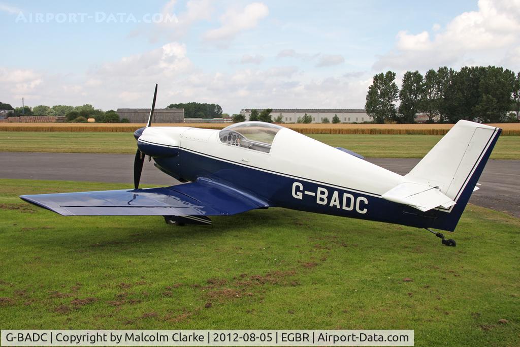 G-BADC, 1980 Rollason Beta B2A C/N PFA 002-10140, Rollason Beta B2A at The Real Aeroplane Club's Summer Madness Fly-In, Breighton Airfield, August 2012.