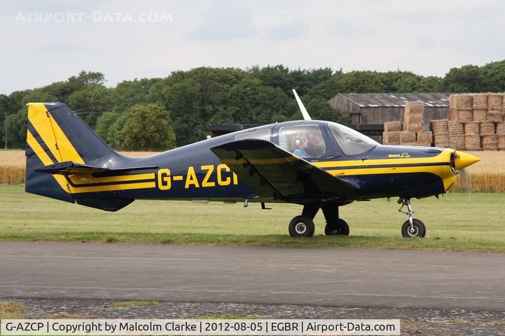 G-AZCP, 1970 Beagle B-121 Pup Series 2 (Pup 150) C/N B121-158, Beagle B-121 Pup 100 at The Real Aeroplane Company's Summer Madness Fly-In, Breighton Airfield, August 2012.