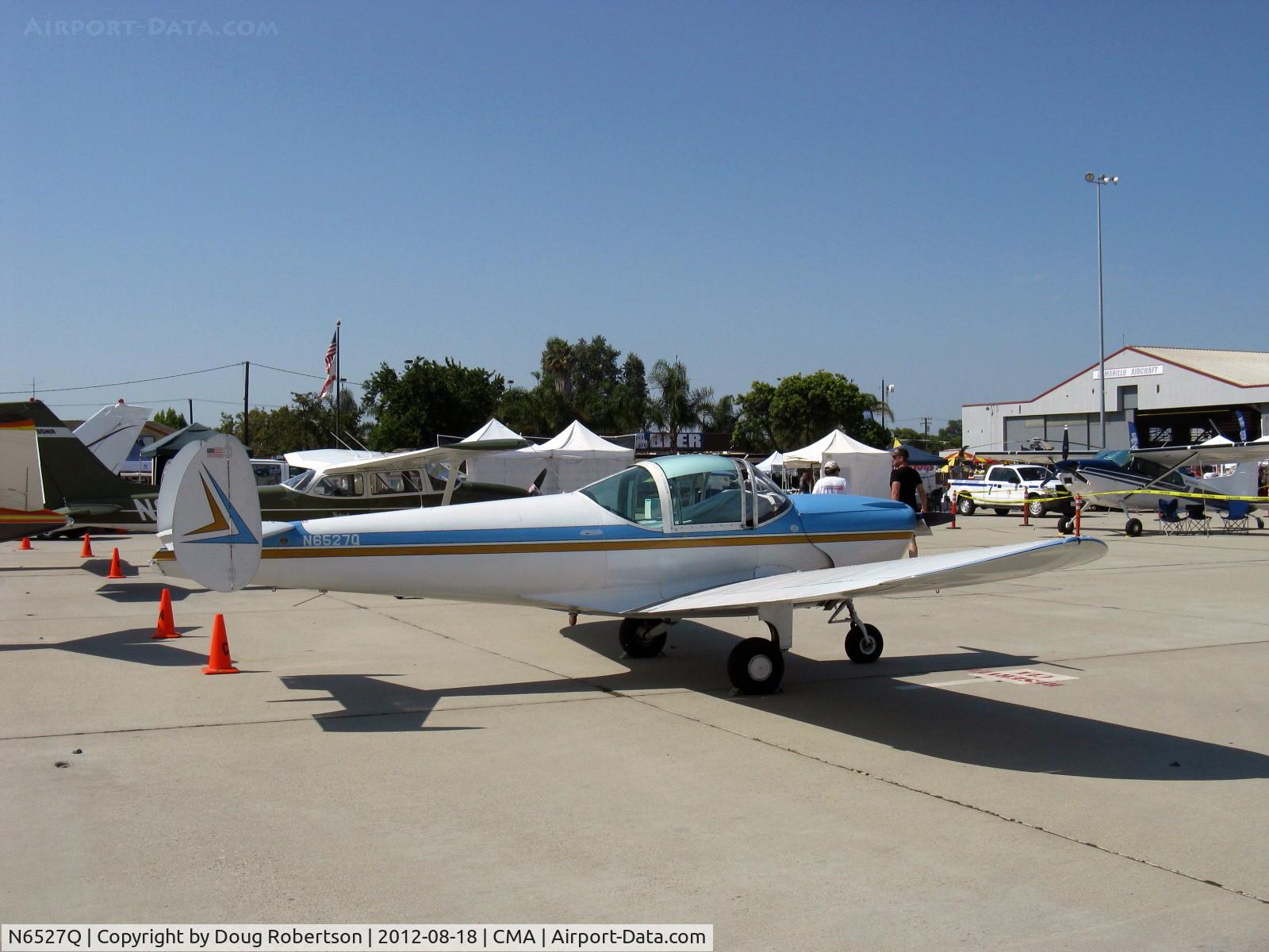 N6527Q, 1966 Alon A2 Aircoupe C/N A-127, 1966 Alon A2 AIRCOUPE, Continental C90 90 Hp
