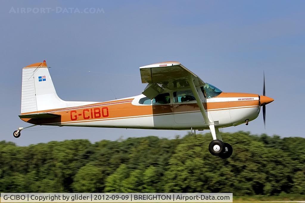G-CIBO, 1981 Cessna 180K Skywagon C/N 18053177, First time for me this one