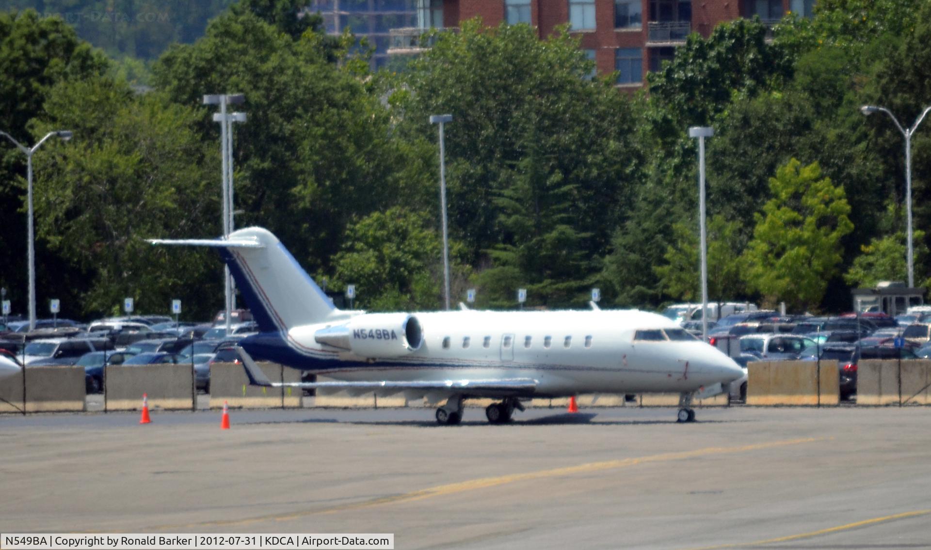 N549BA, 2008 Bombardier Challenger 605 (CL-600-2B16) C/N 5775, DCA VA
