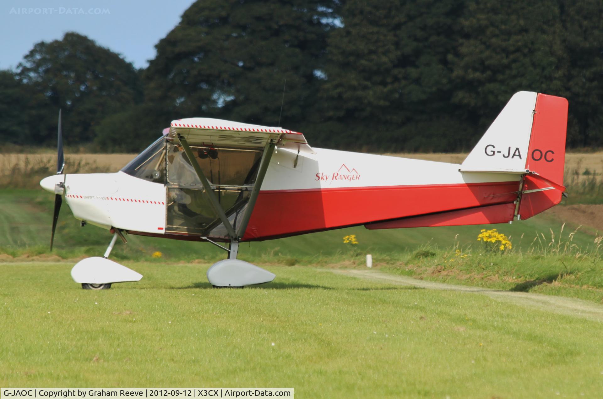 G-JAOC, 2009 Best Off Skyranger Swift 912S(1) C/N BMAA/HB/589, Parked in the sun.