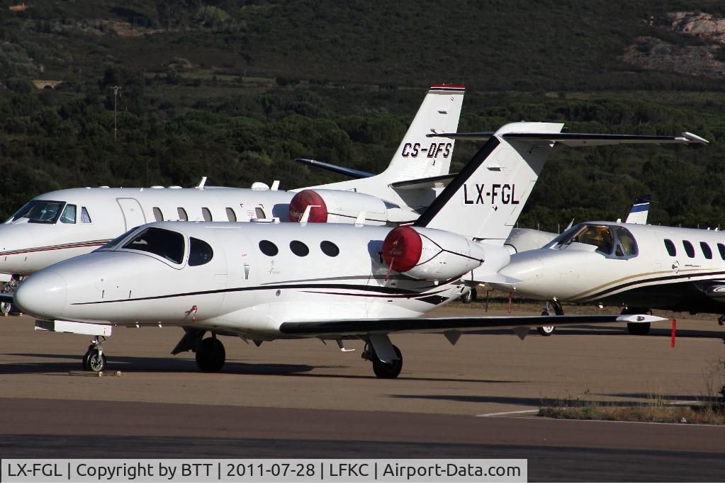 LX-FGL, 2008 Cessna 510 Citation Mustang Citation Mustang C/N 510-0132, Parking