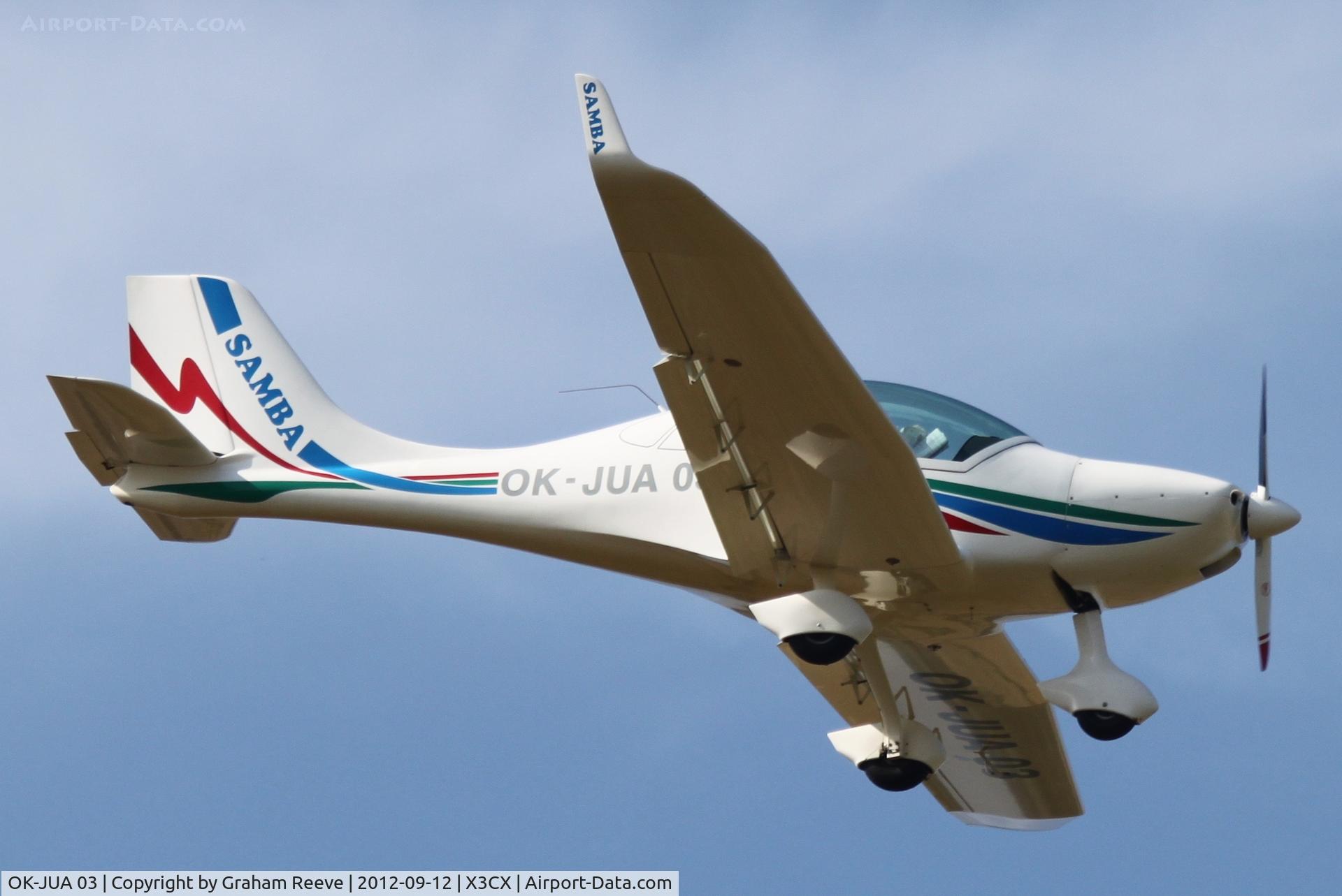 OK-JUA 03, Urban Air UFM-10 Samba C/N Not found OK-JUA 03, Over head at Northrepps.