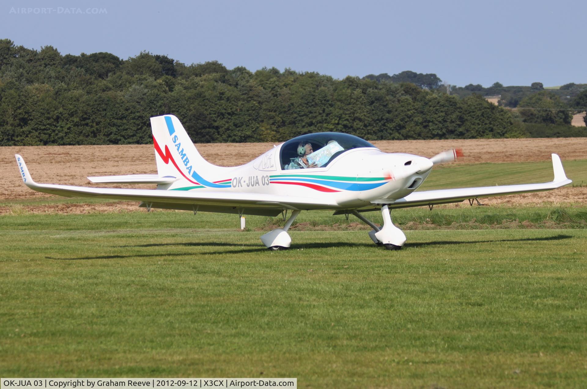 OK-JUA 03, Urban Air UFM-10 Samba C/N Not found OK-JUA 03, Just landed.