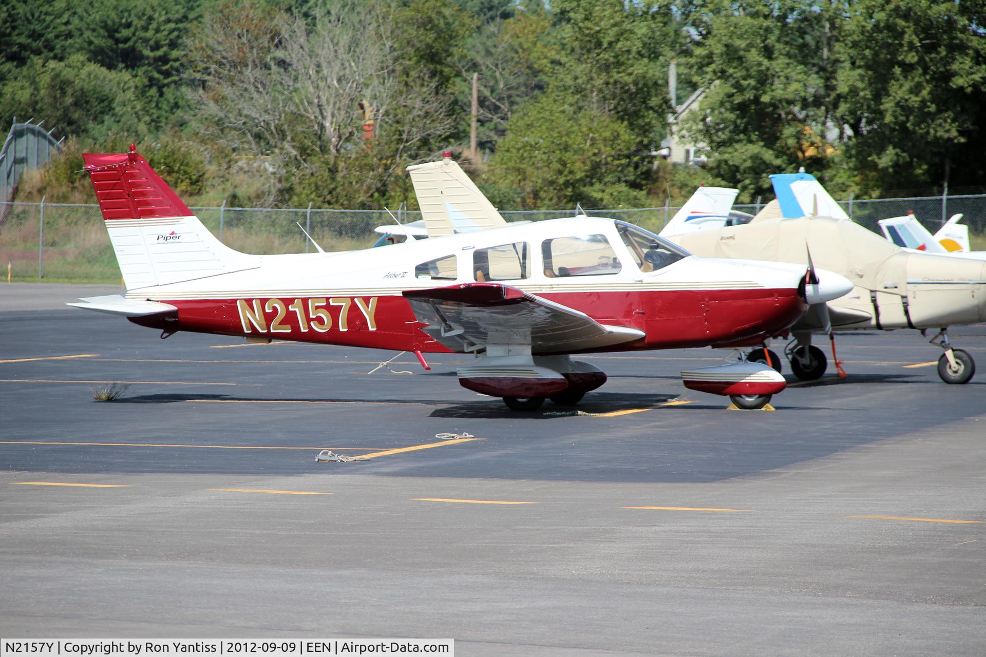 N2157Y, 1979 Piper PA-28-181 C/N 28-7990376, Parked, Dillant-Hopkins Airport, Keene, NH