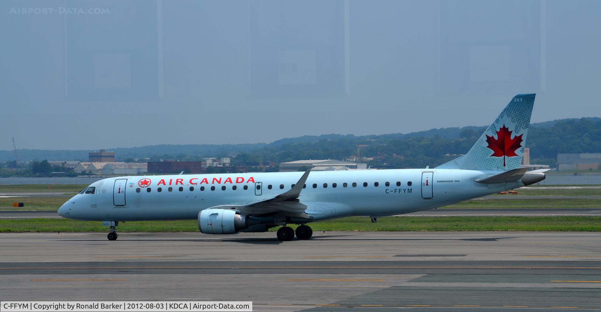 C-FFYM, 2005 Embraer 190AR (ERJ-190-100IGW) C/N 19000015, Taxi DCA